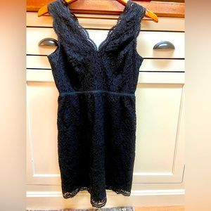 Gorgeous Loft 2P little black lace dress